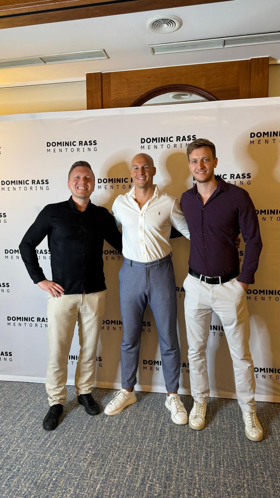 Christof mit Dominic Rass